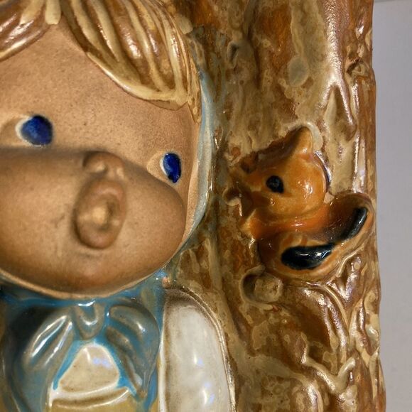 Vintage Hummel-Like UCTCI‎ Japan Little Girl Porcelain Bookend Bookshelf Decor - Picture 9 of 9
